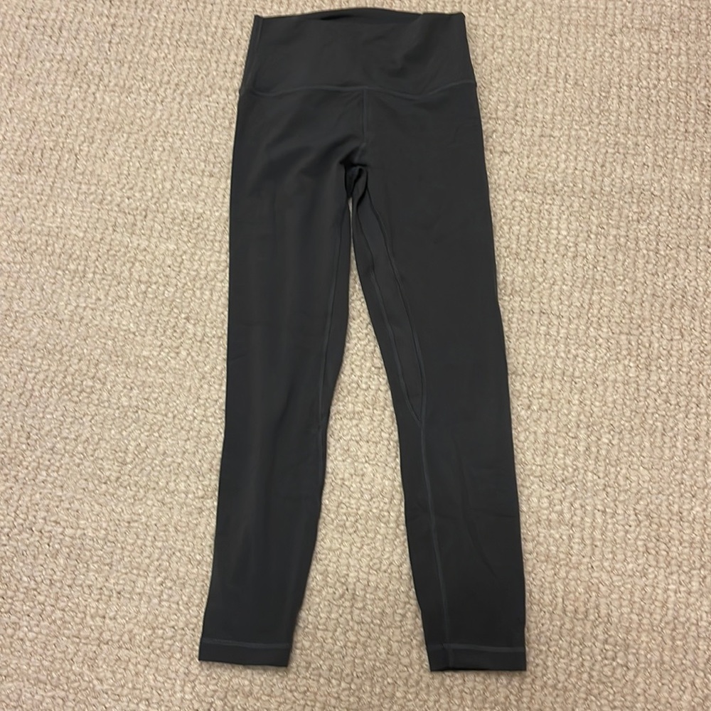 Lululemon Align Dark Grey Size 6 25”